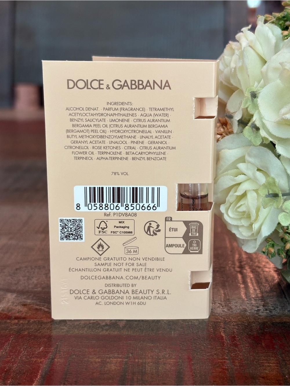 Dolce & Gabbana DEVOTION COSMETIC BAG + YOUR DEVOTION INTENSE Fragrance Sample! - Picture 10 of 11